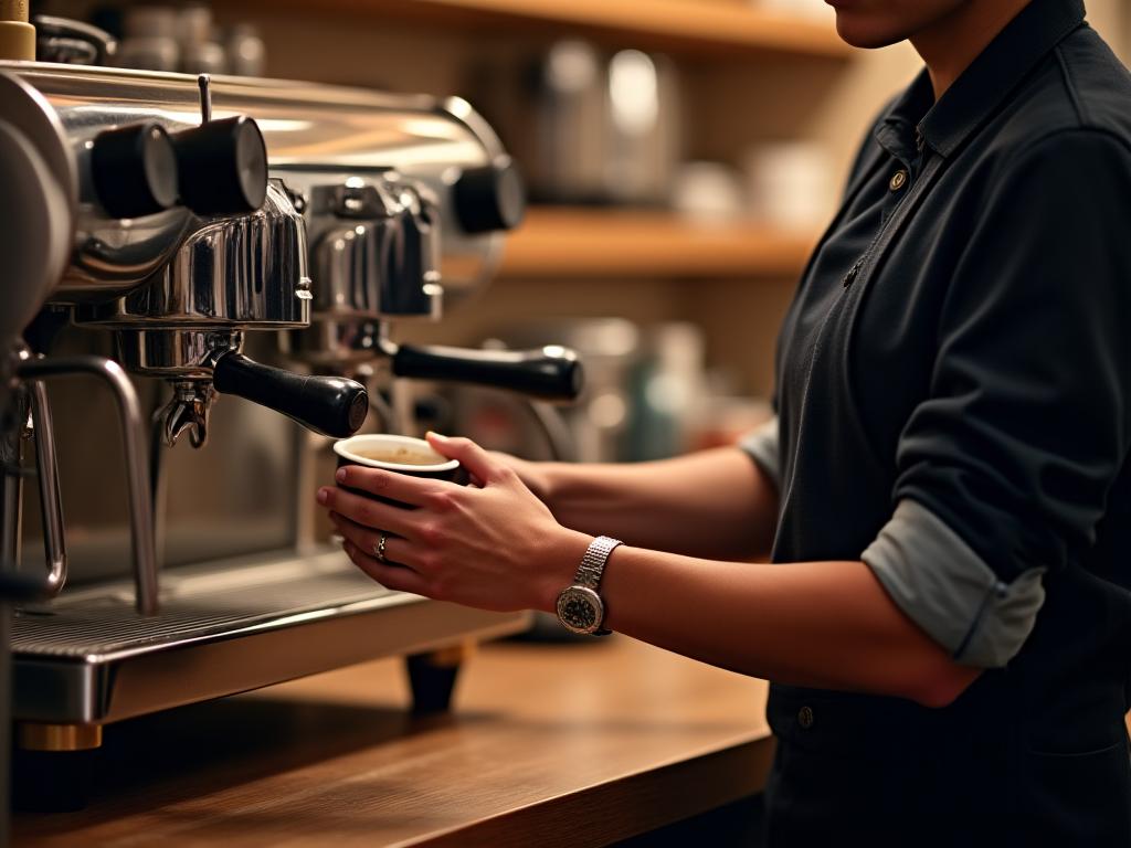 Specialty coffee barista station