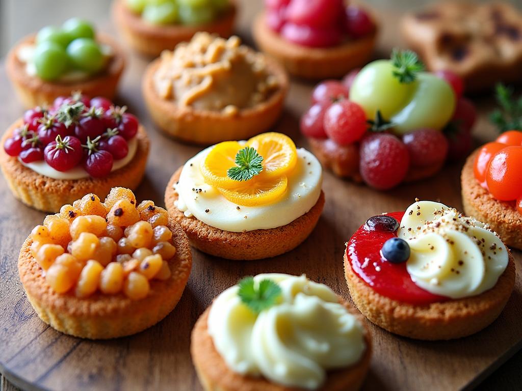Vegan plant-based desserts and pastries